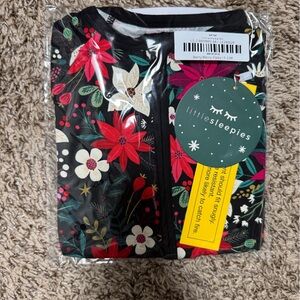 NWT Little Sleepies Berry Merry Zippy